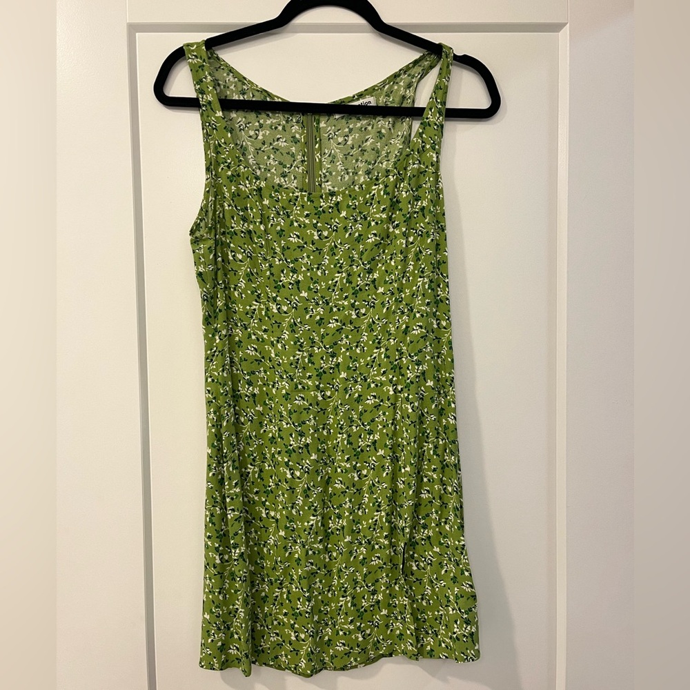 Reformation Noha  green dress size 6